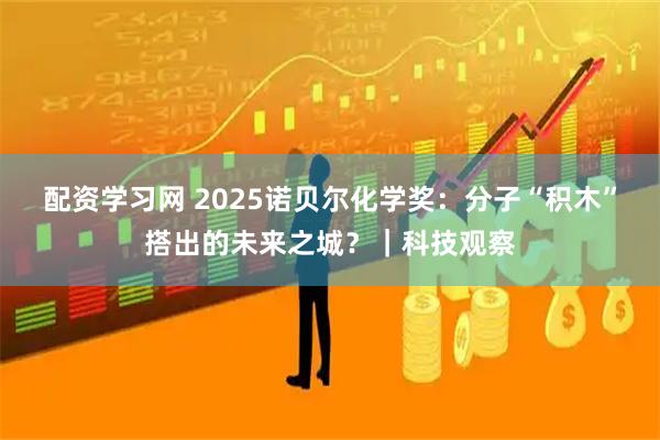 配资学习网 2025诺贝尔化学奖：分子“积木”搭出的未来之城？｜科技观察