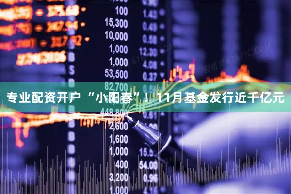 专业配资开户 “小阳春”！11月基金发行近千亿元
